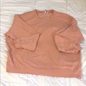 “Love” crewneck